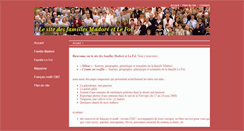 Desktop Screenshot of famille-madore.fr